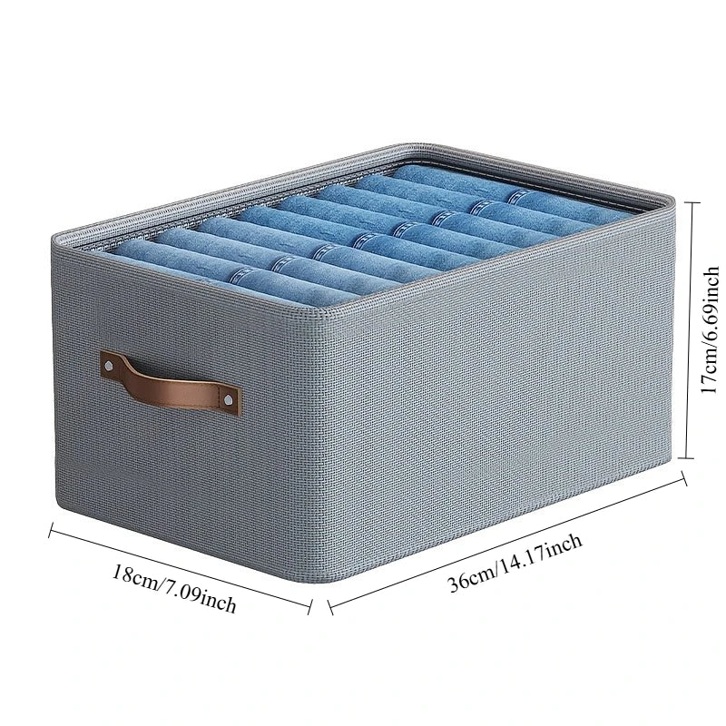 Foldable Wardrobe Organizer Box – Clothes, Jeans & Underwear