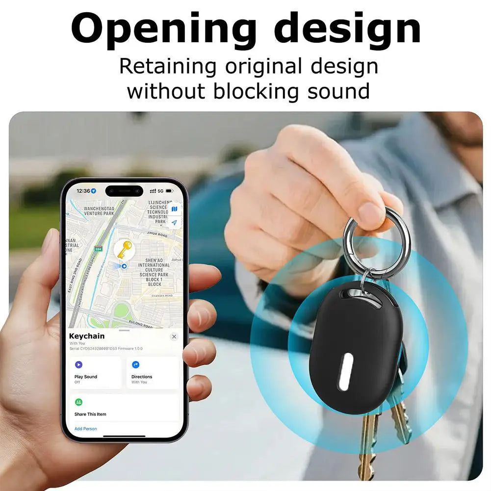 Silicone Case for Xiaomi Tag Smart Tracker with Keychain