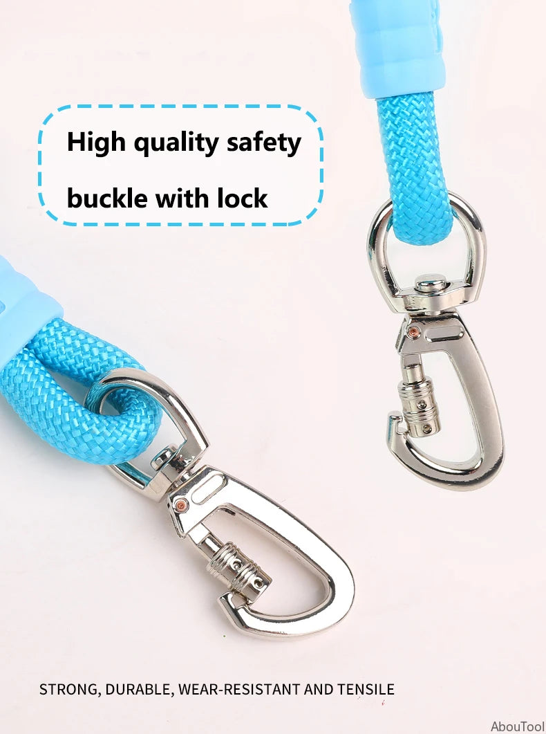 Hands-Free Dog Leash with Foam Handle | Adjustable Nylon