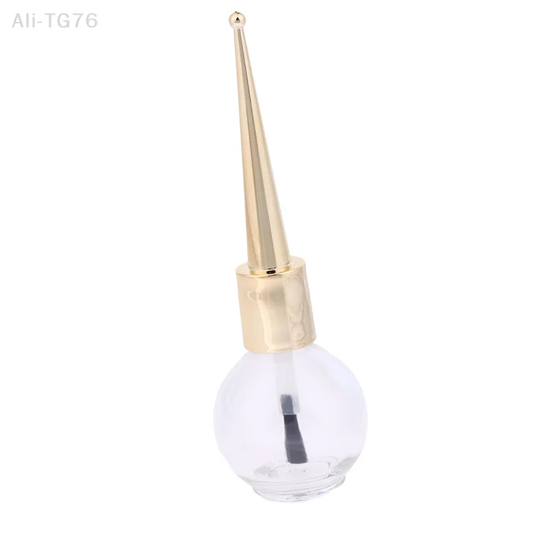 15ml Glass Empty Nail Polish Bottle with Brush | Nail Art
