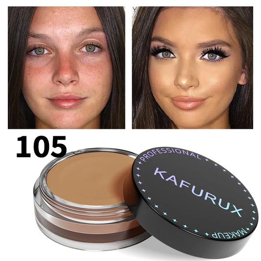 KAFURUX 9-Shade High Coverage Concealer BB Cream – Waterproof Concealer BB Cream Oasis Select 105