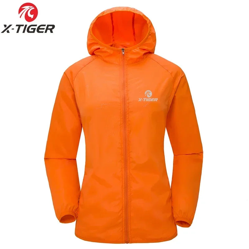 X-TIGER Windproof Reflective Cycling Jacket – Lightweight MTB