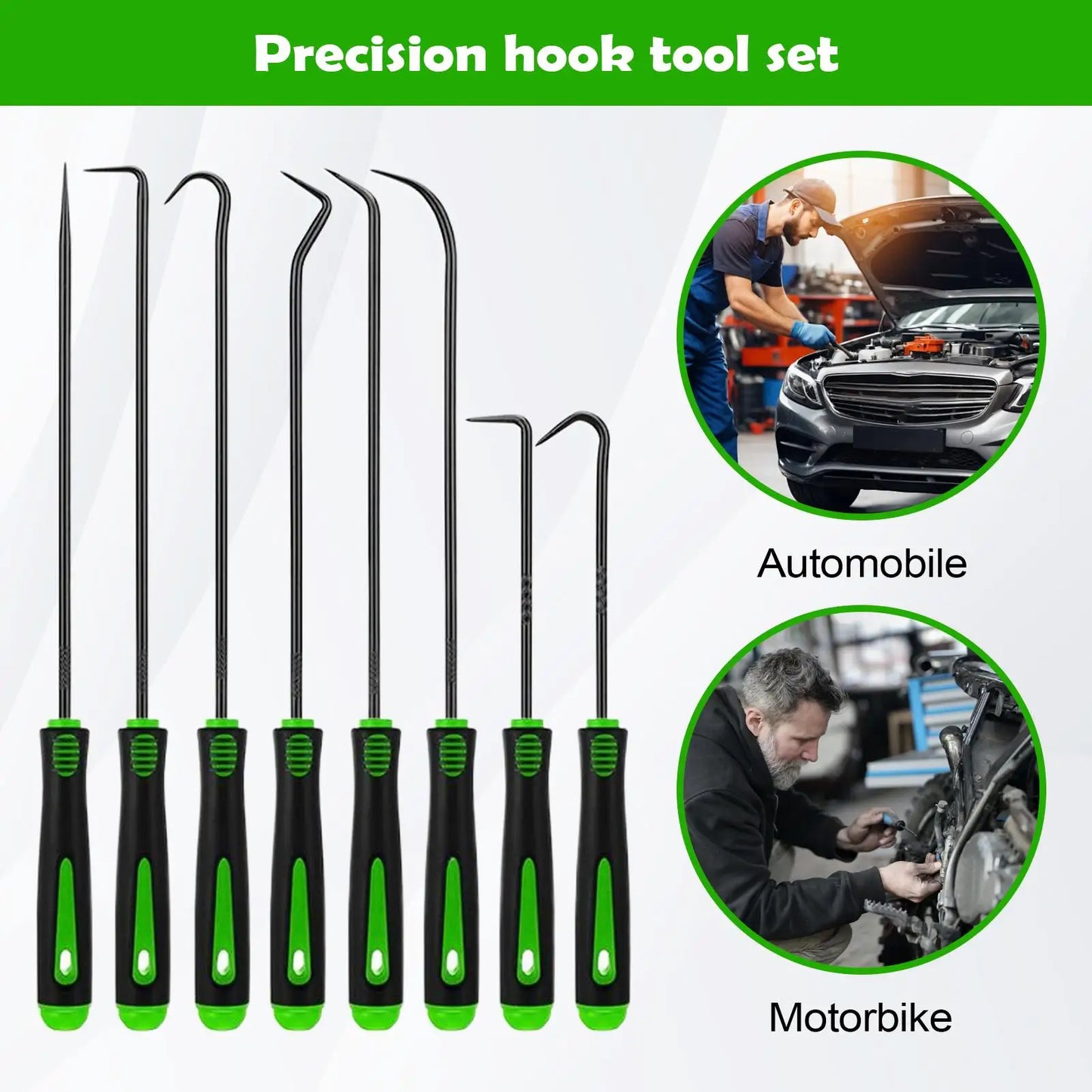 12-Piece Precision Pick & Hook Set | O-Ring Oil Seal Remover