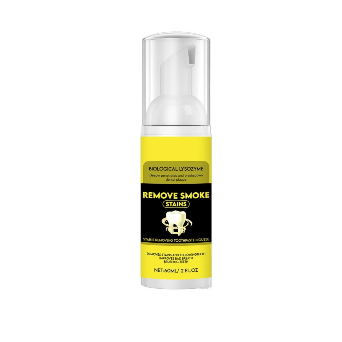 Brightening Toothpaste Mousse – Whitening & Fresh Breath 60ml