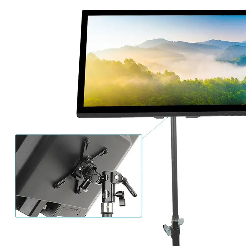 Adjustable VESA Monitor Stand 13–32" | Quick Release Dovetail Peaceful Pleasures Health and Wellness