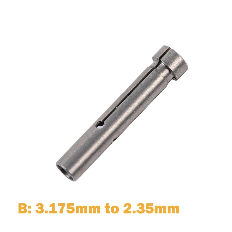 Micromotor Handpiece Collet Sleeve Adapter 3.175mm/3.0mm to 2.35mm