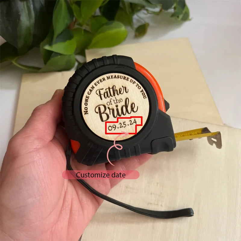 Personalized Wedding Tape Measure | Bridal Party Keepsake Gift