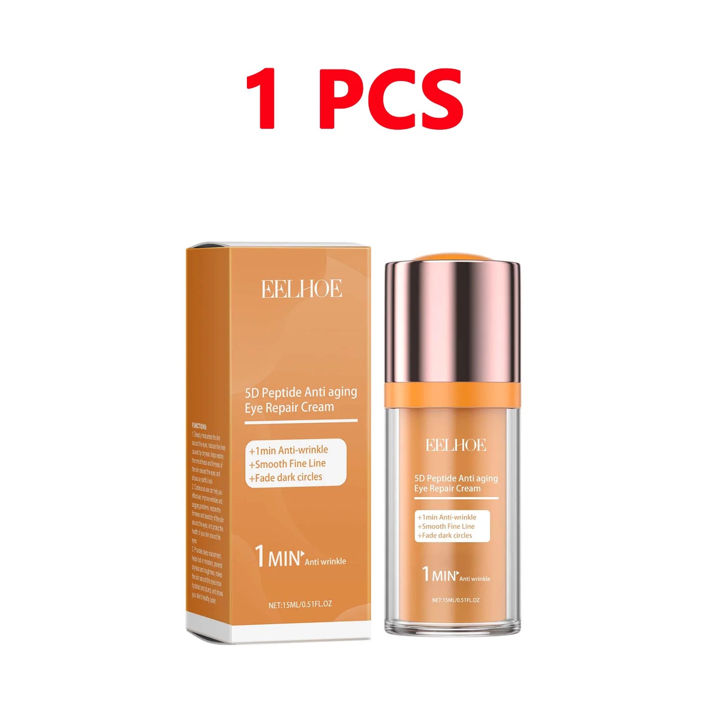 5D Peptide Eye Cream – Dark Circles, Wrinkles & Puffiness