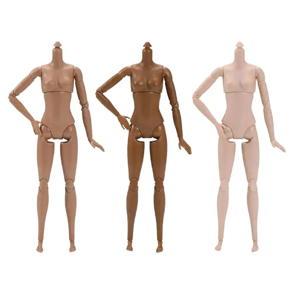 26cm 1/6 Scale BJD Doll, Super Flexible Female Action Figure with 22 Movable Joints, Nude Body Model for BJD Display Parts Peaceful Pleasures Health and Wellness 3pcs