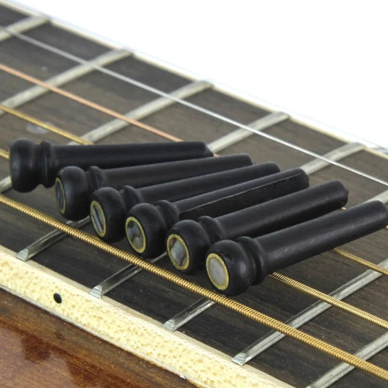 Ebony Folk Guitarstring Nails Pressing Strings Column Sound Guitar