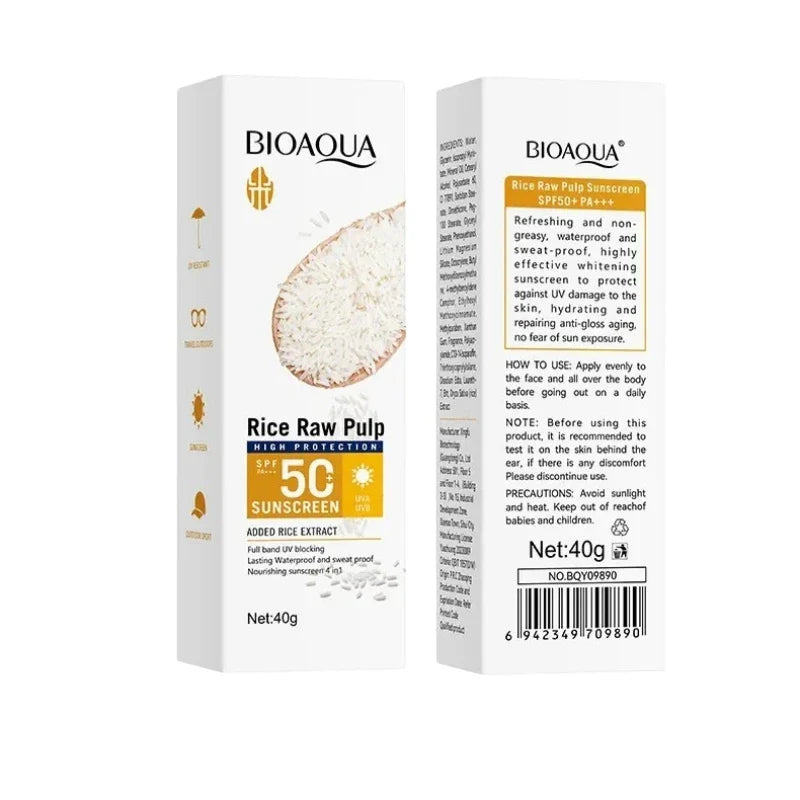 Bioaoua Rice Puree Isolation Cream – Brightening Makeup Primer