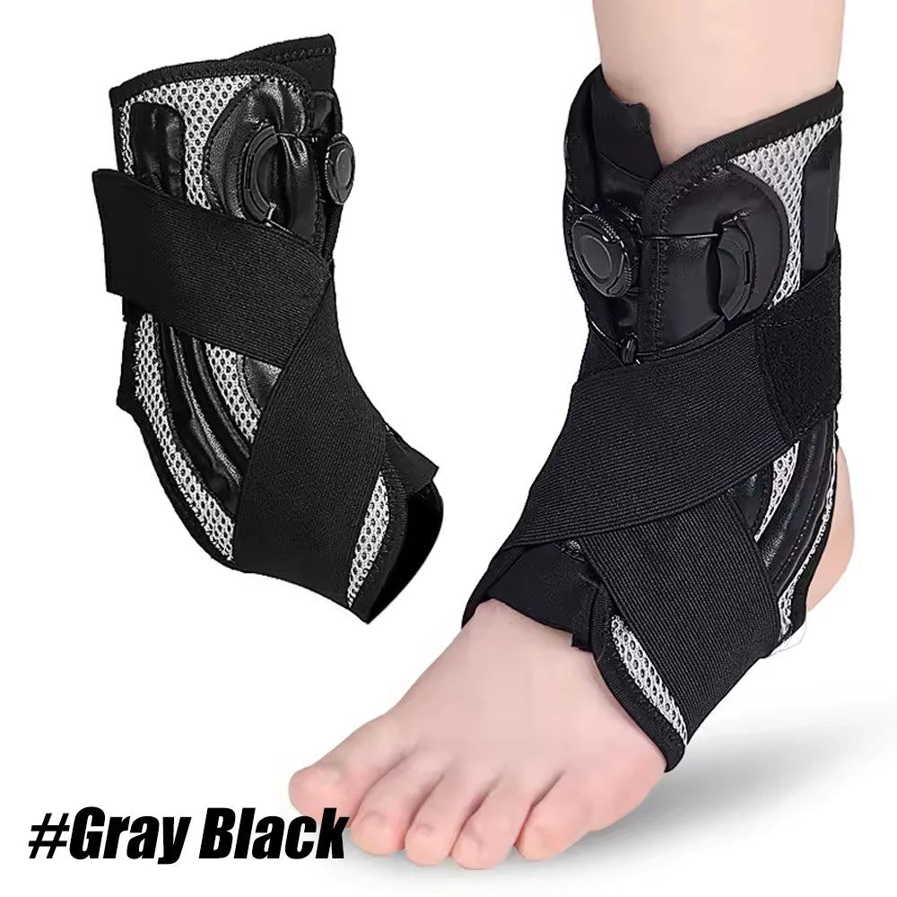 1PCS Plantar Fasciitis Night Splint - Adjustable Foot Brace for Heel Relief-Sleep Support for Foot Drop - Ideal Gift for Seniors Peaceful Pleasures Health and Wellness Gray Black-1Pcs L