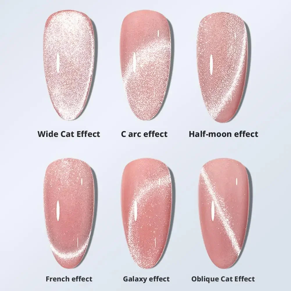 3-in-1 Heart Magnet for Cat Eye Gel Polish, Upgrade Magnetic Nail Art Tool for Stunning Cat Eye Effect, Round Line Hearts Magnet Peaceful Pleasures Health and Wellness