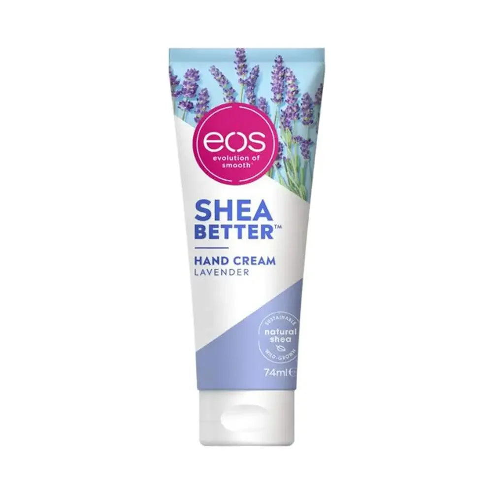 EOS Shea Better 74ml Hand Cream - Ultra Derm Moisturizing Shea Butter Enriched For Dry Cracked Skin Repair 24H Hand Skin Care Peaceful Pleasures Health and Wellness 01