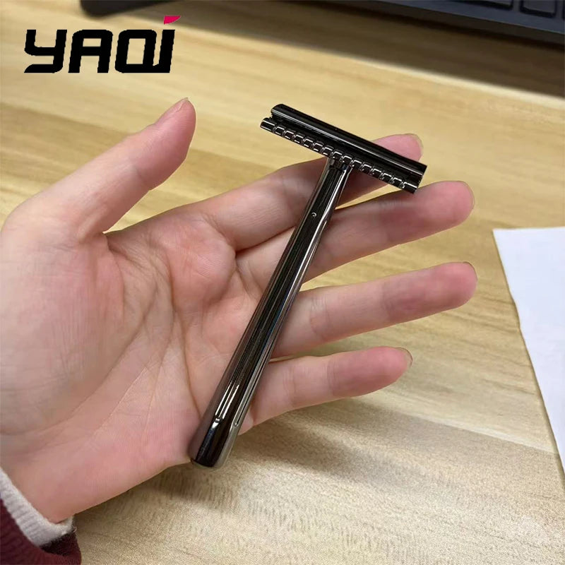 2026 New Arrival！YAQI SE Katana /Globe Trotter Single Edge Safety Razor for Mens Collection Peaceful Pleasures Health and Wellness