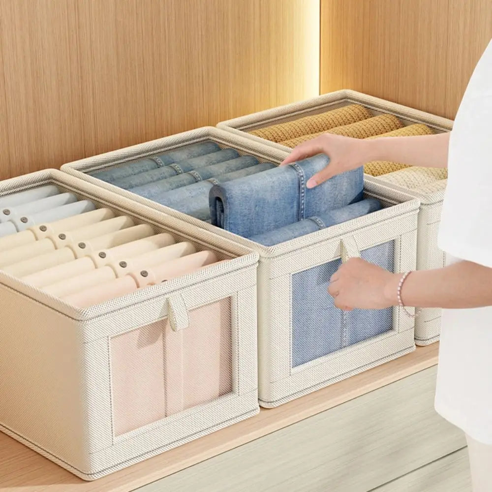 Dustproof Clothes Storage Box with Lid – 3 Sizes | Organizer