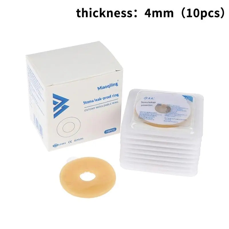 10Pcs Anti-Leakage Ring For Colostomy Bag Ostomy Paste Ring Baseplates Stoma Care Products To Protect Skin Peaceful Pleasures Health and Wellness 4mm