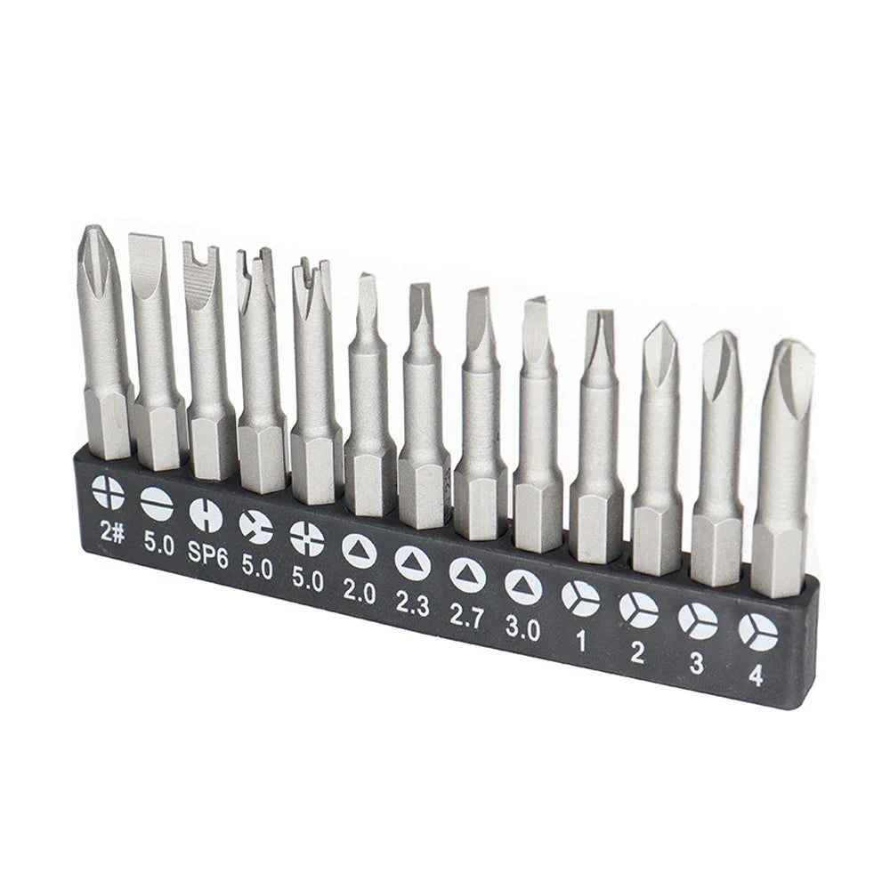 13pcs Special-shaped Screwdriver Set U-shaped Y-Type Triangle Inner Cross Three Points Screwdriver Bit Tool for Home Use Peaceful Pleasures Health and Wellness 13PCS