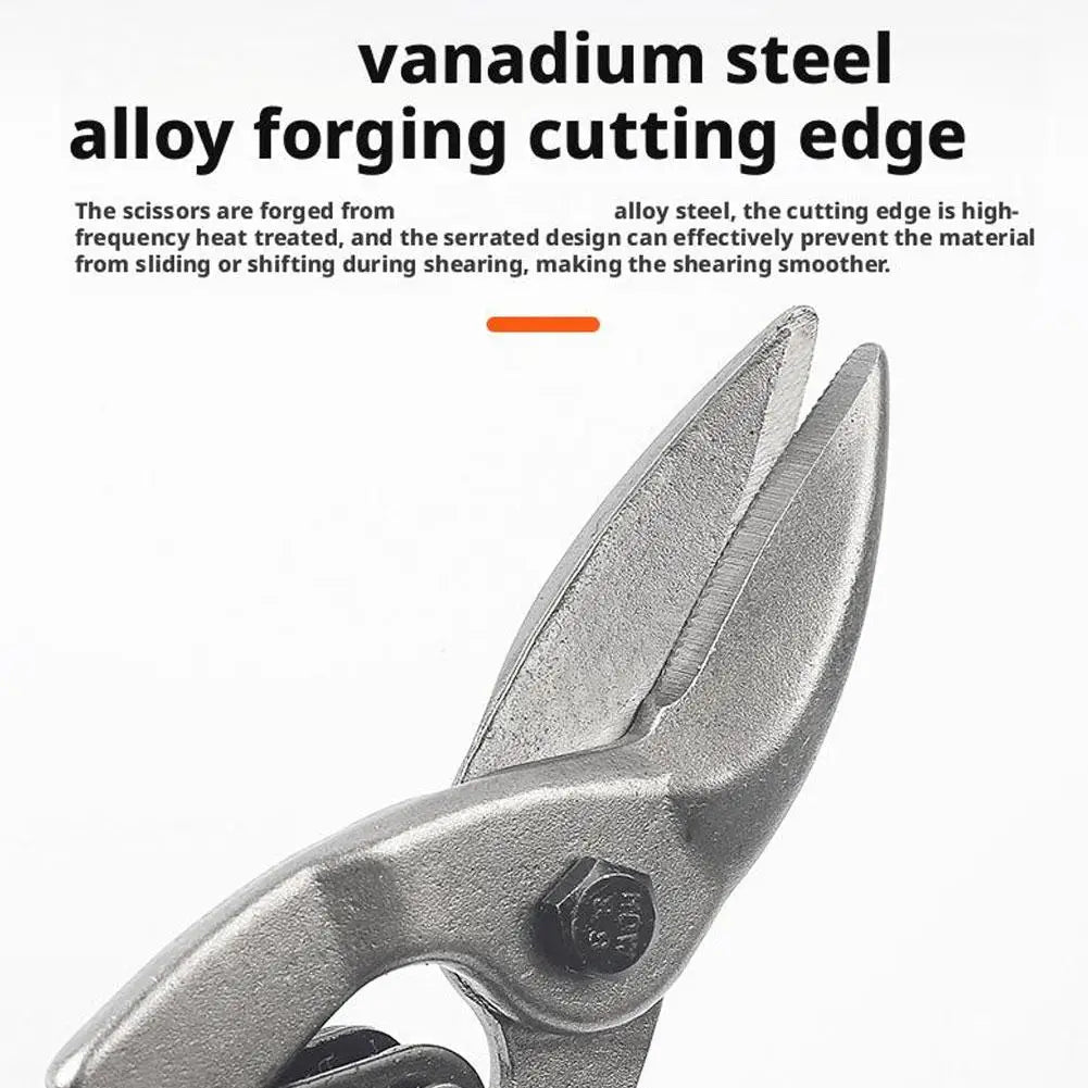 Aviation Tin Snips Heavy Duty Chrome Vanadium Steel Metal Shears
