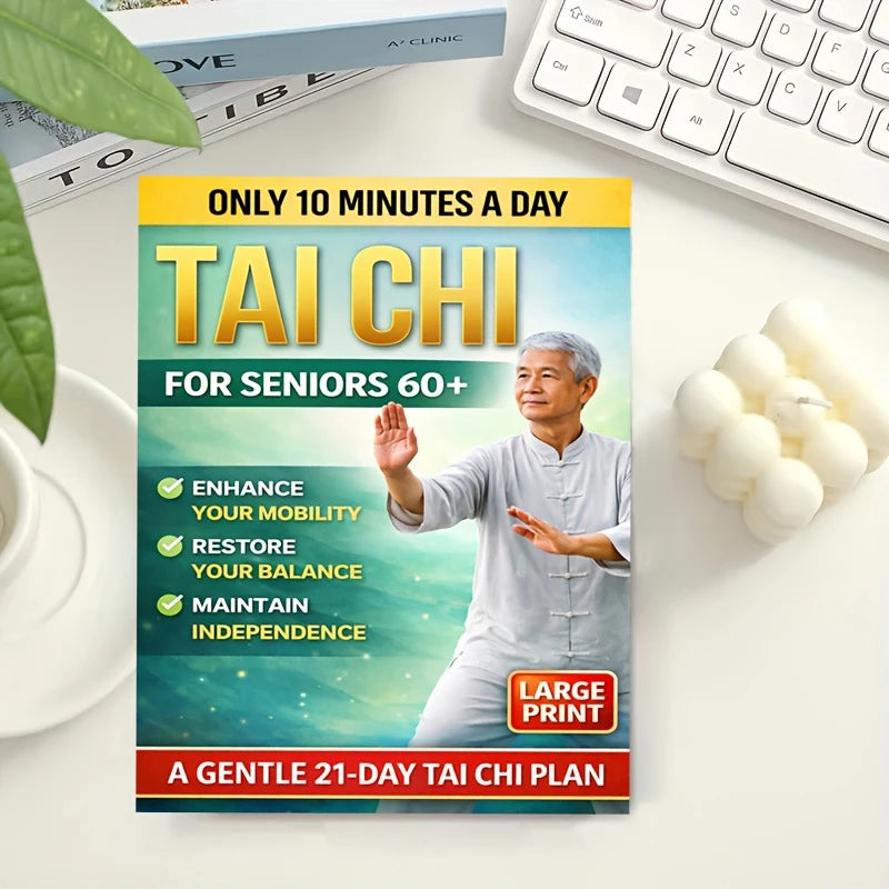 10-Minute Tai Chi Guidebook For Balance Training And Fall Prevention 21-Day Program Peaceful Pleasures Health and Wellness