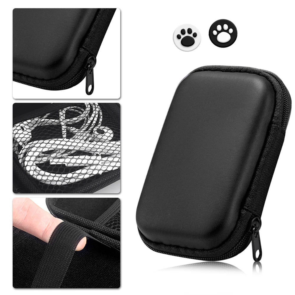 EVA Hard Carrying Case for Miyoo Mini Plus & ANBERNIC RG35XX Peaceful Pleasures Health and Wellness