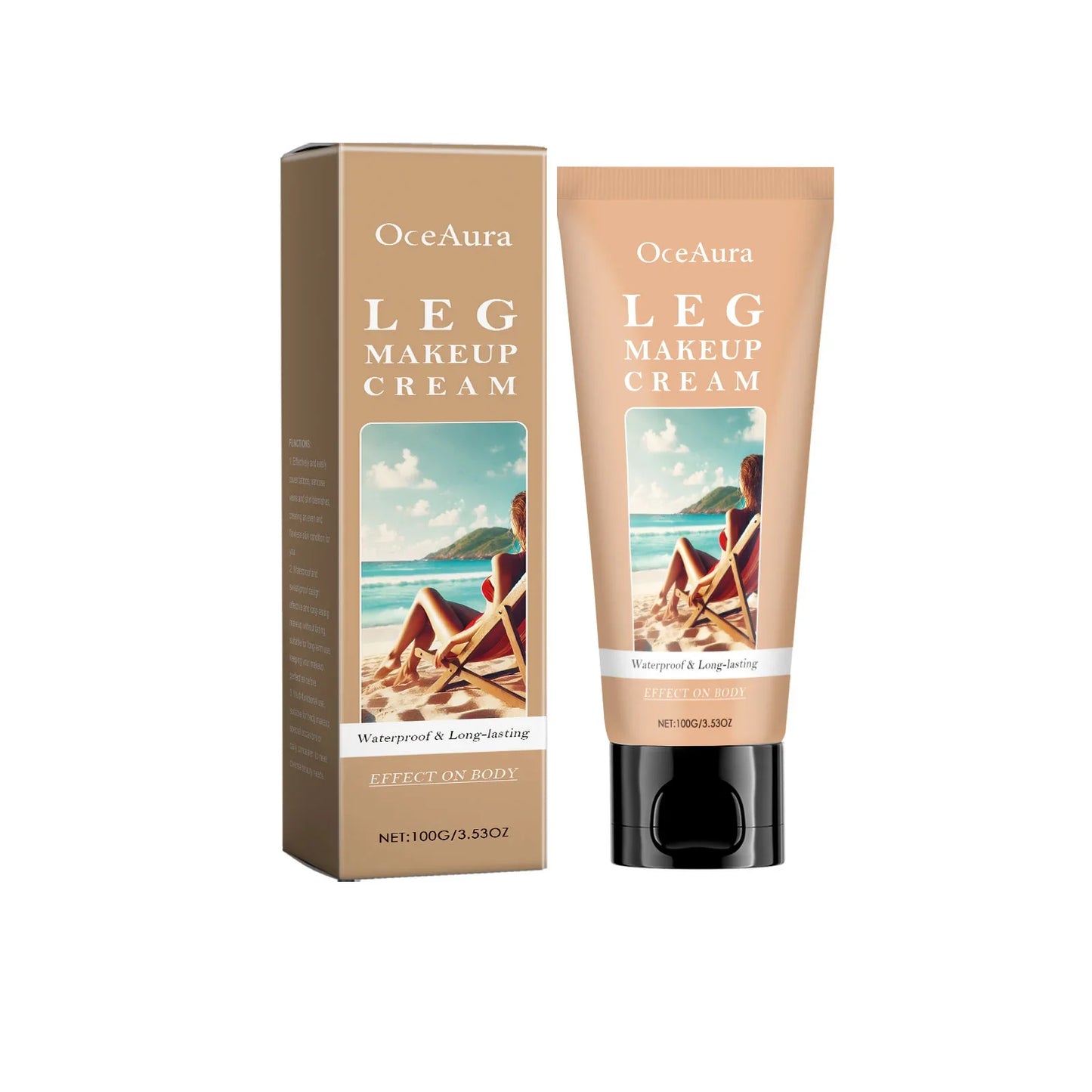 Bronze Leg Body Foundation Cream – Waterproof & Long-Lasting