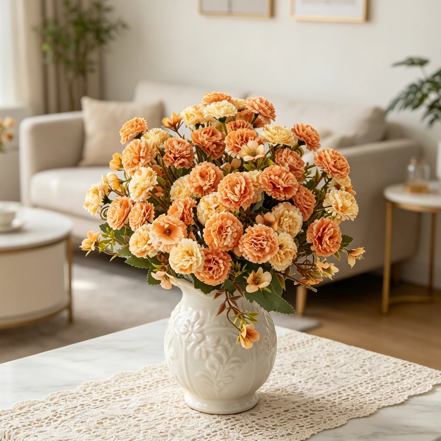 Artificial Silk Carnation Flowers – Wedding & Home Décor
