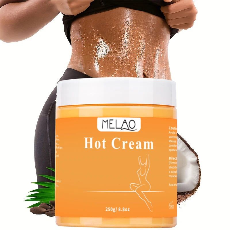 MELAO Hot Cream Gel – 87% Organic Anti-Cellulite Slimming Lotion