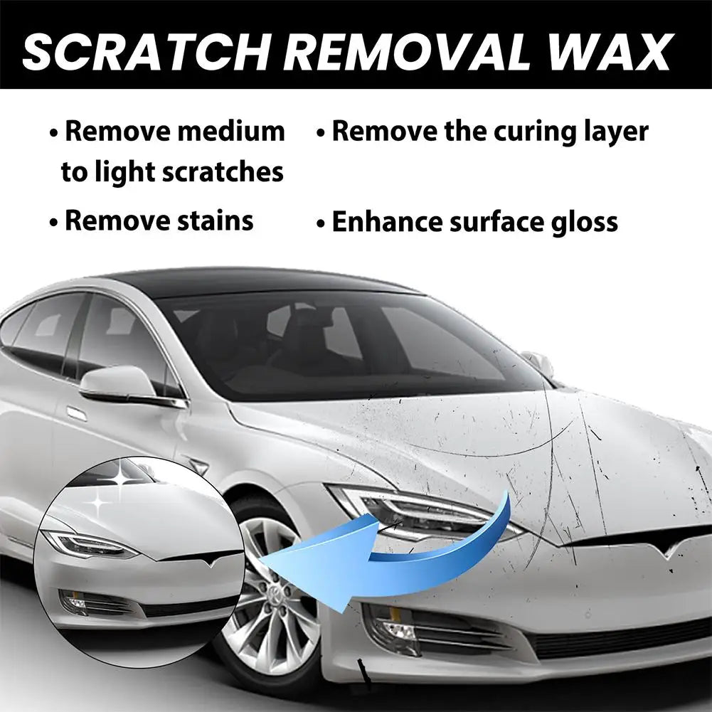 Car Paint Maintenance Wax 1/2pcs 120ml Restore Enhance Surface Gloss Car Scratch Removal Wax Remove Curing Layer Scratches Stain Peaceful Pleasures Health and Wellness