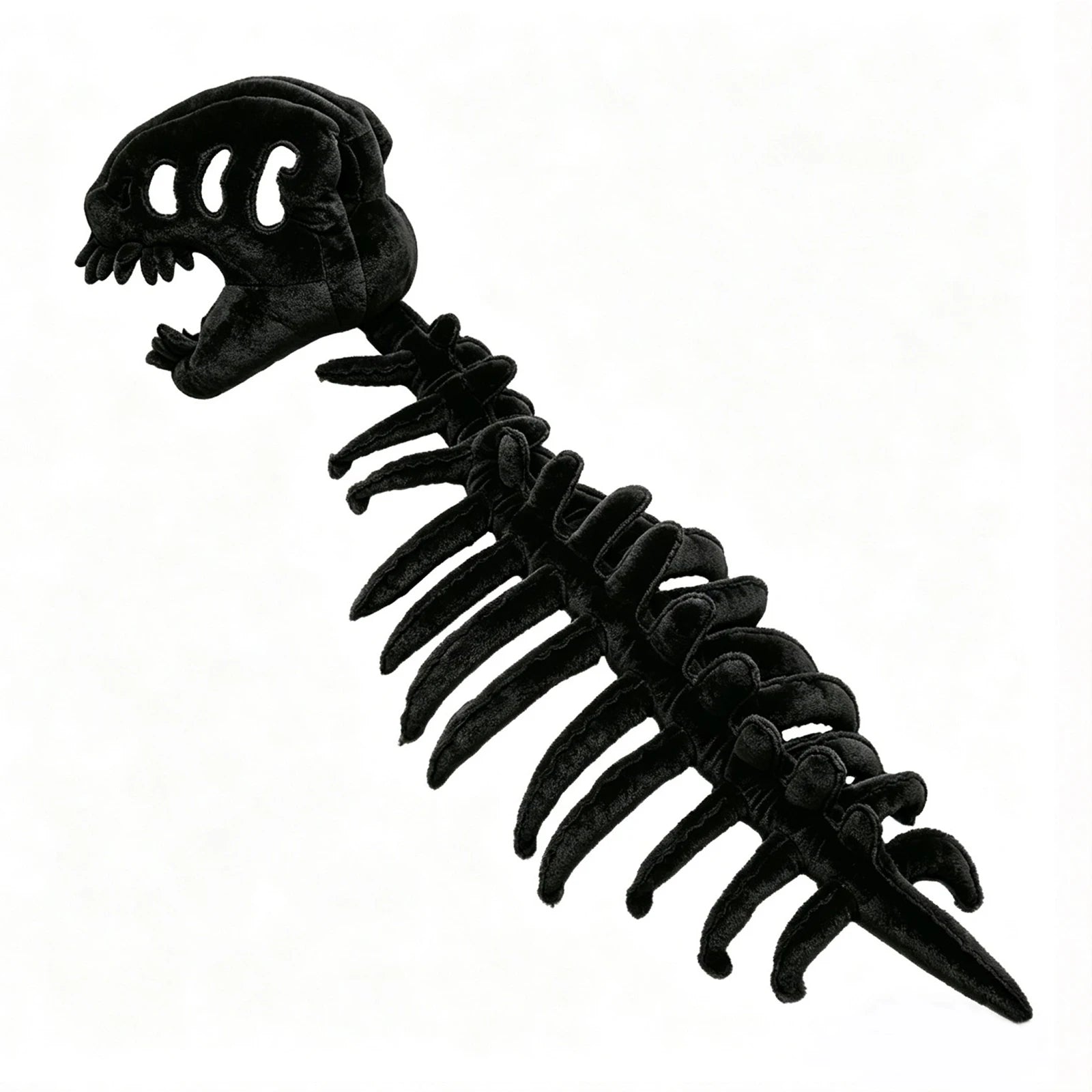 PP Cotton Realistic 3D Dinosaur Skull Outfit Easy To Clean 3D Dinosaur Skeleton Capes Plush for Dress-Up Play Parties & Photos Peaceful Pleasures Health and Wellness