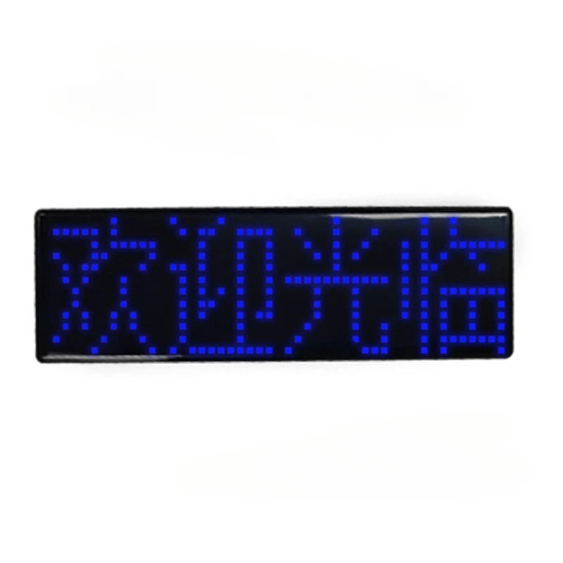 Bluetooth LED Name Badge – Programmable Scrolling Message Tag