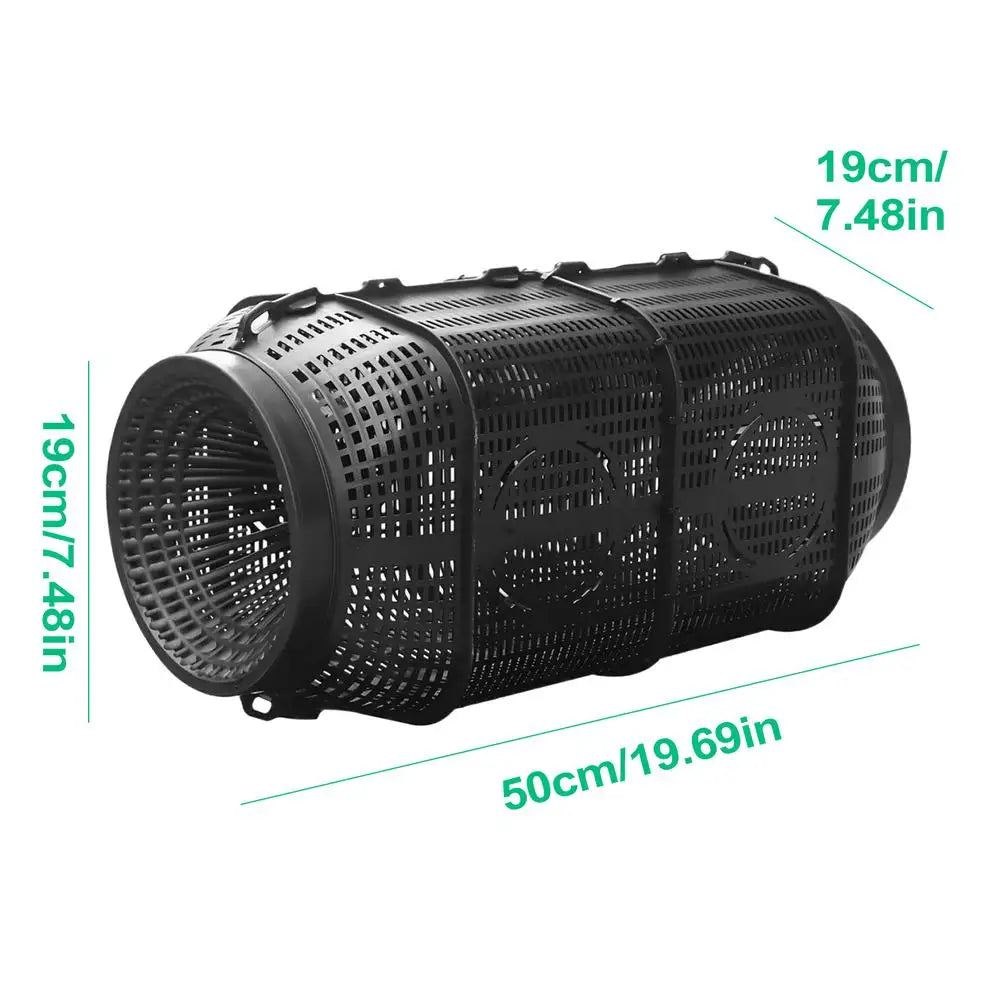 Portable Fish Trap Cage for Eel, Crab, Shrimp & Crayfish