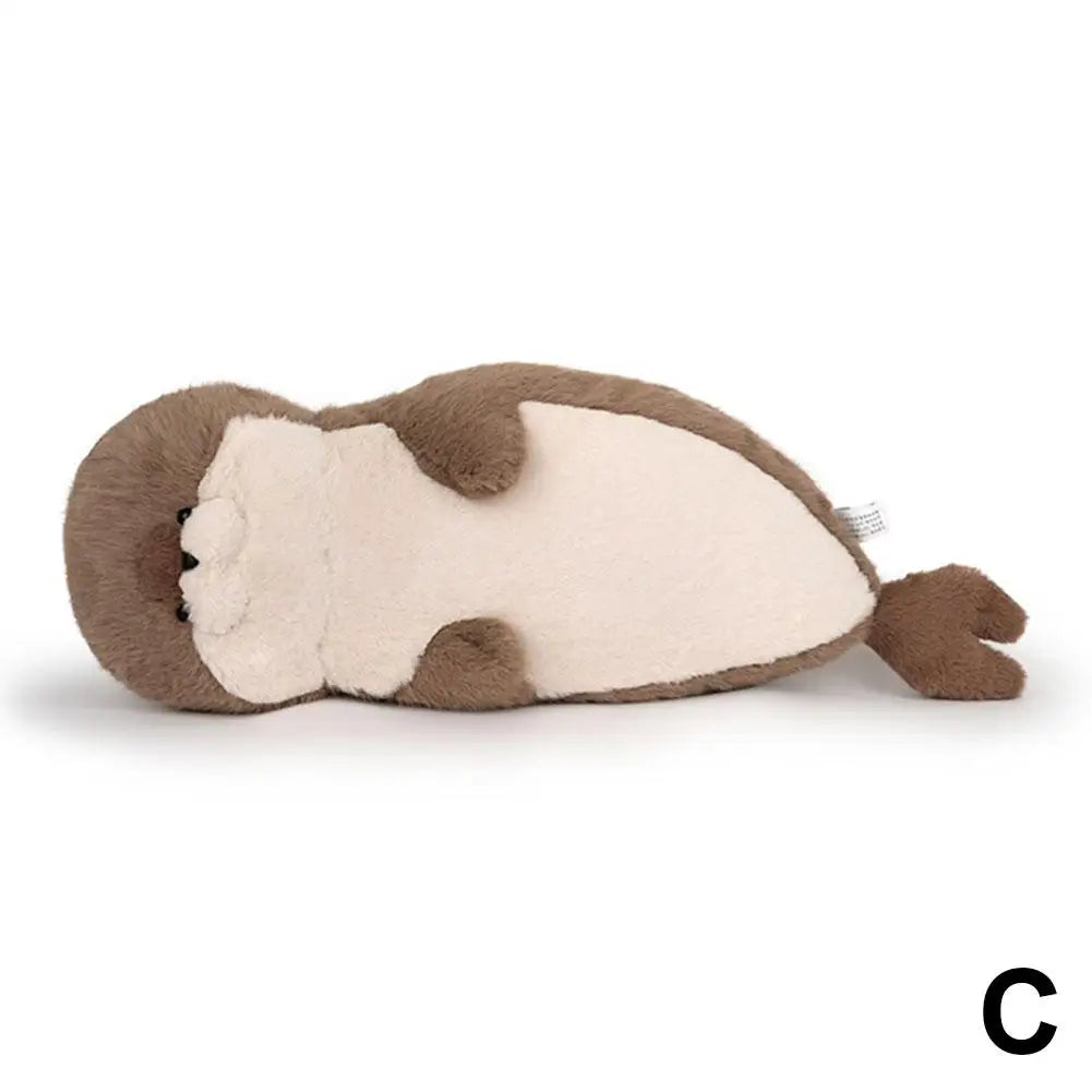 Plush Sea Otter Seal Stuffed Animal Pillow | Soft Cuddle Toy