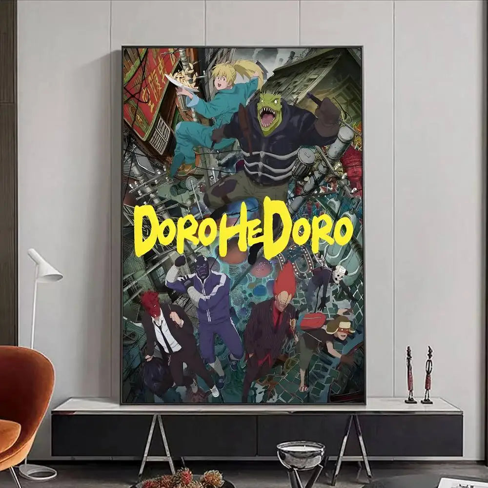 Dorohedoro Anime Horror Poster – HD PVC Waterproof Wall Art