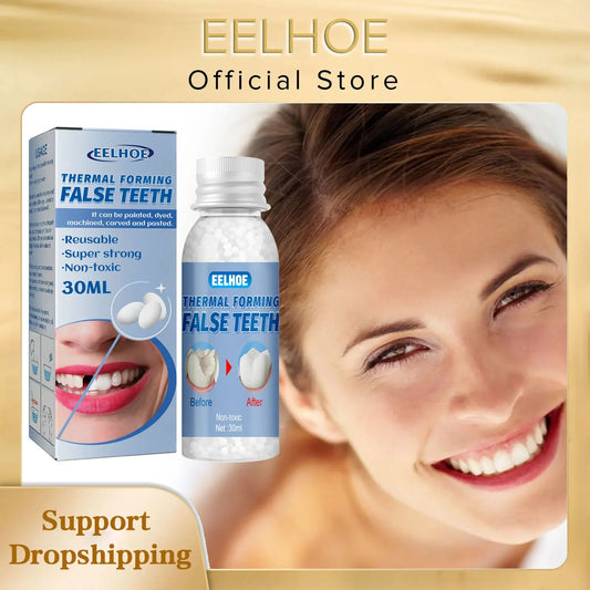 EELHOE Moldable Resin False Teeth & Temporary Dental Filling Denture Adhesive Kit Peaceful Pleasures Health and Wellness