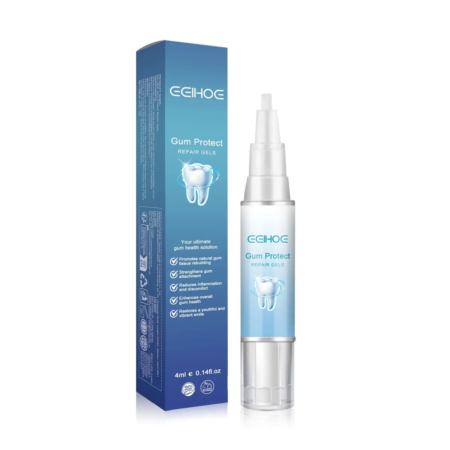 EELHOE Teeth Whitening Gel – Gum Repair & Stain Removal
