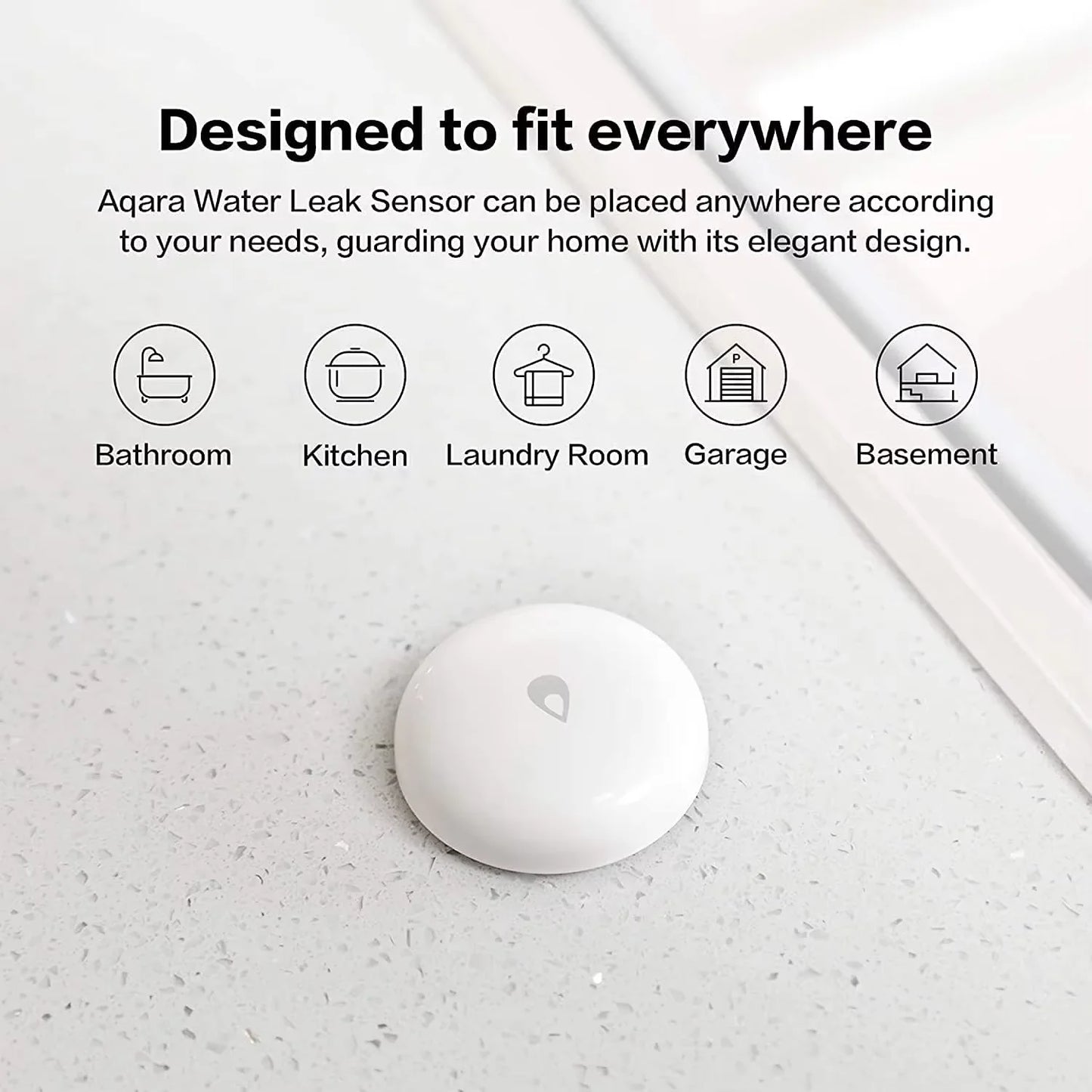 Aqara Water Leak Sensor ZigBee Water Immersing Detector Alarm Security Soaking Sensor Smart Home for Xiaomi Mi Home Homekit APP Peaceful Pleasures Health and Wellness