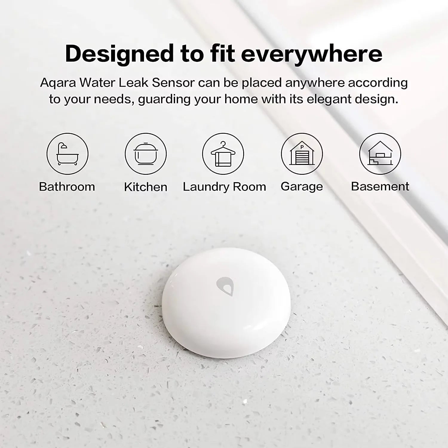 Aqara Water Leak Sensor ZigBee Water Immersing Detector Alarm Security Soaking Sensor Smart Home for Xiaomi Mi Home Homekit APP Peaceful Pleasures Health and Wellness