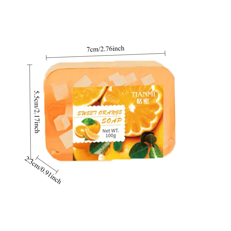 4-Piece Fruit Jelly Soap – Cleanse, Moisturize & Nourish