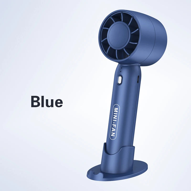 Portable 2-in-1 USB Mini Fan | 3-Speed Handheld & Desktop