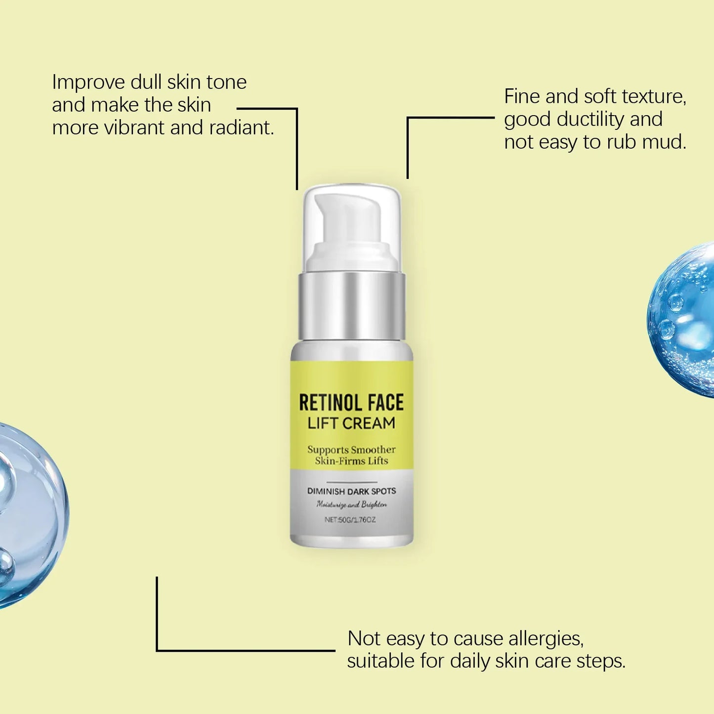 Firming Face Lift Cream – Moisturizing, Plumping & Even Skin
