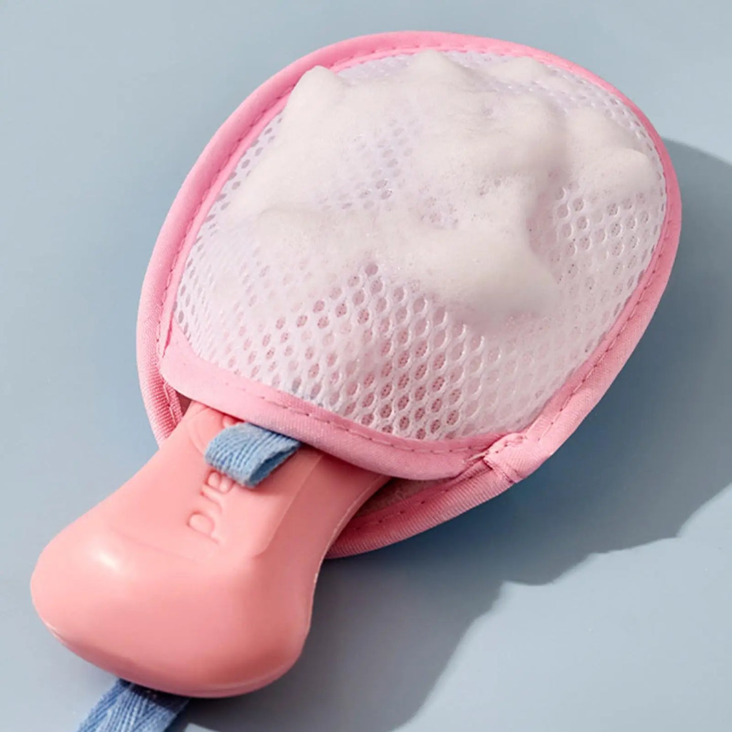 Mesh Soap Foaming Net Pouch with Lanyard | Soap Saver Bag