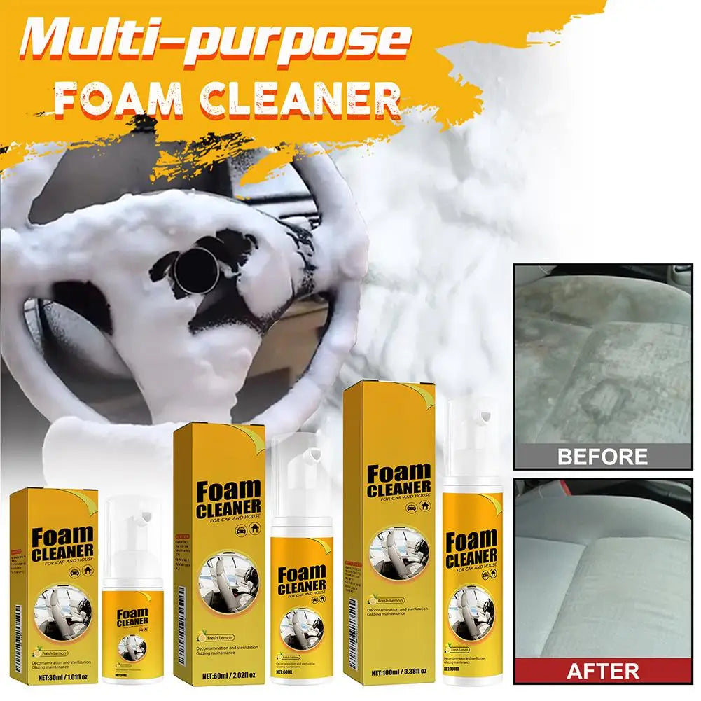 Multipurpose Foam Cleaner Spray – Car Interior & Seat Stain Remover
