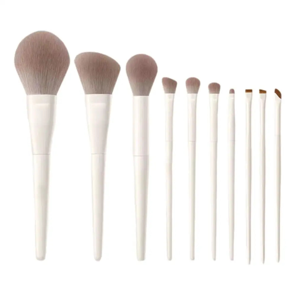 5/7/10pcs Makeup Brushes Complete Set of Foundation Loose Powder Blush Concealer Eye Shadow Professional Set Peaceful Pleasures Health and Wellness 10pcs