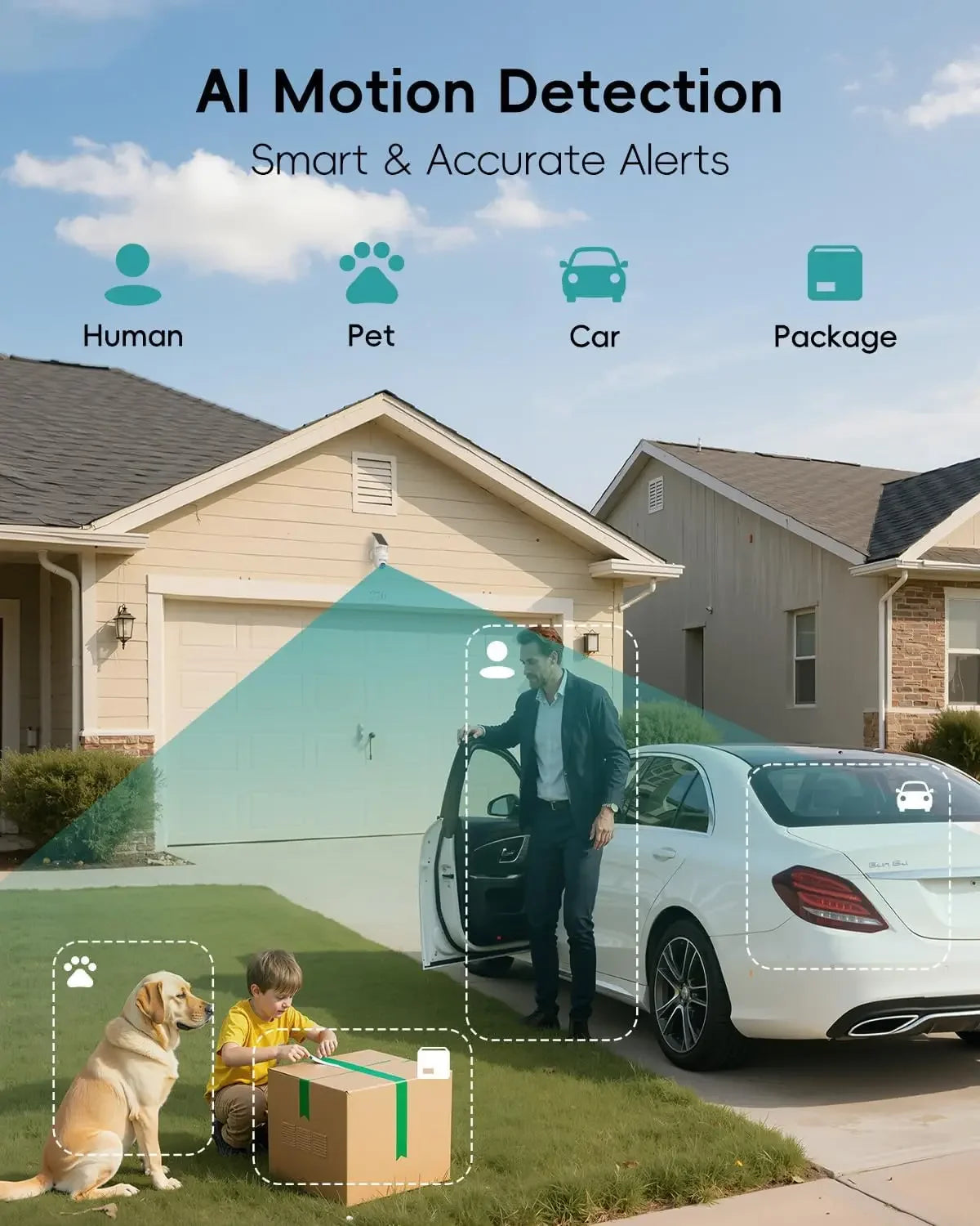 2K Solar Security Camera Wireless Outdoor | 360° PTZ View via App | Color Night Vision, Motion Detection, Free Cloud Storage Peaceful Pleasures Health and Wellness
