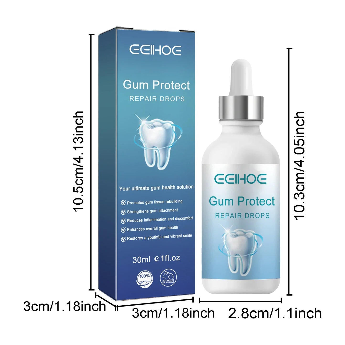 Eelhoe 30ml Dental Care Drops | Gum & Enamel Support Serum