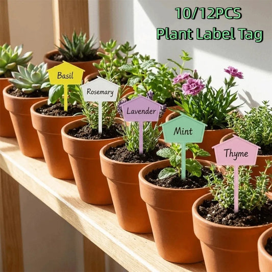 Waterproof Plant Label Tags – Fade-Resistant Garden Markers 10/12pk Garden Marker Tags Oasis Select