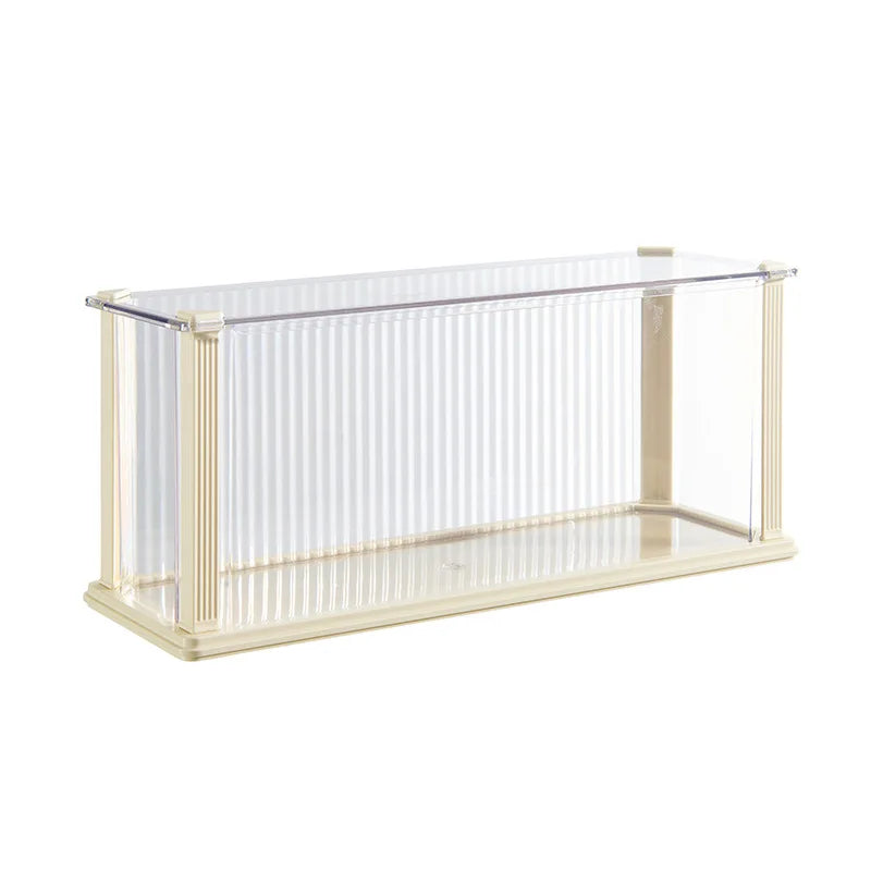 Large Sturdy Clear Dustproof Acrylic Display Case for Star Figures Multi Layer Shelf Organizer for Home Desktop Blind Box Peaceful Pleasures Health and Wellness