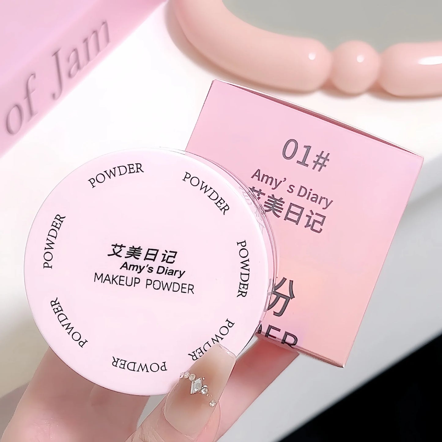 Matte Loose Setting Powder – Oil Control Face Powder with Puff