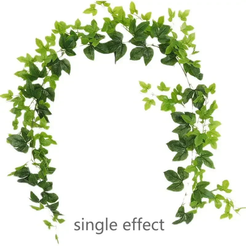 2.1M Artificial Ivy Vine Wreath | Silk Wall Hanging Decor